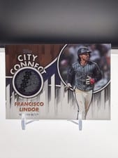 2026 Topps City Connect Swatch Collection Francisco Lindor #CC-FL card
