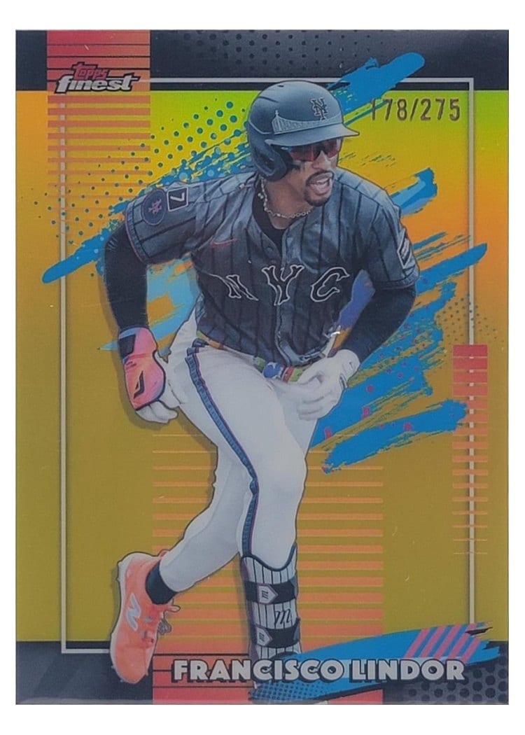 2026 Topps Finest Francisco Lindor #159 card