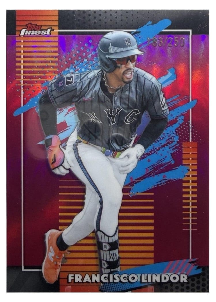 2026 Topps Finest Francisco Lindor #159 card