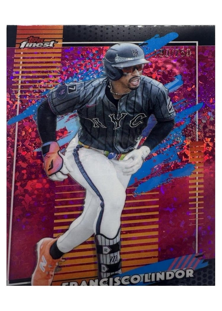 2026 Topps Finest Francisco Lindor #159 card