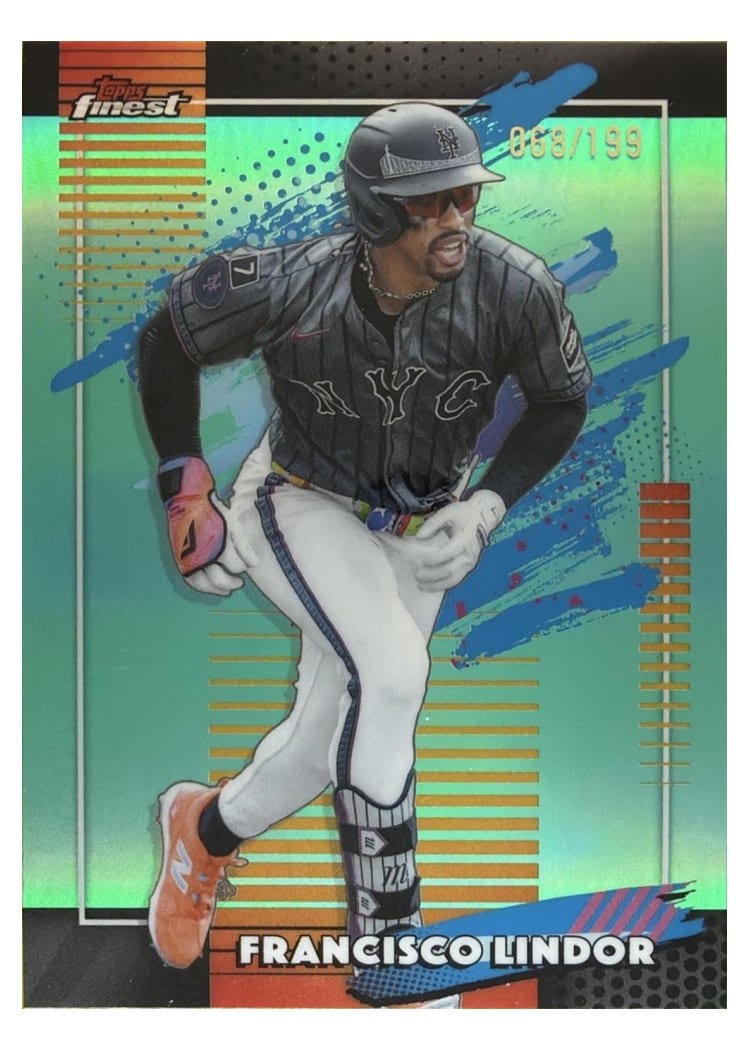 2026 Topps Finest Francisco Lindor #159 card