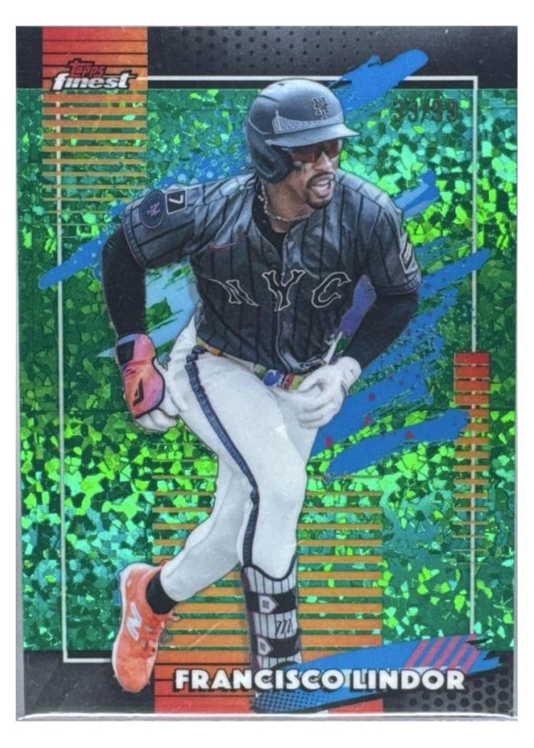 2026 Topps Finest Francisco Lindor #159 card