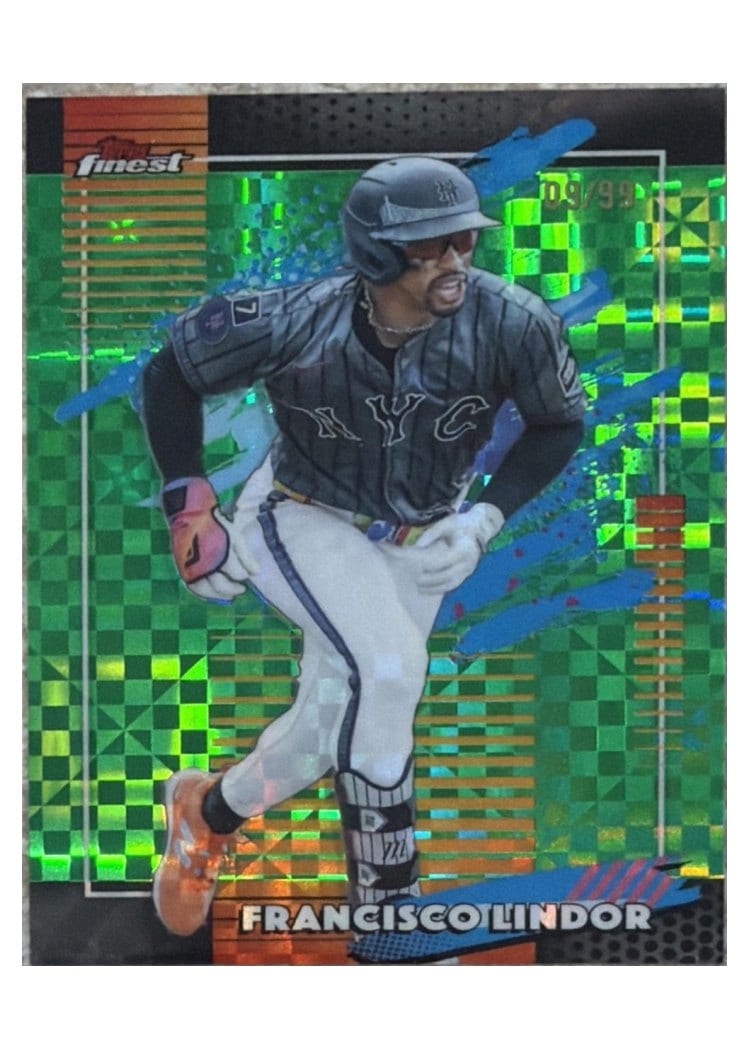 2026 Topps Finest Francisco Lindor #159 card