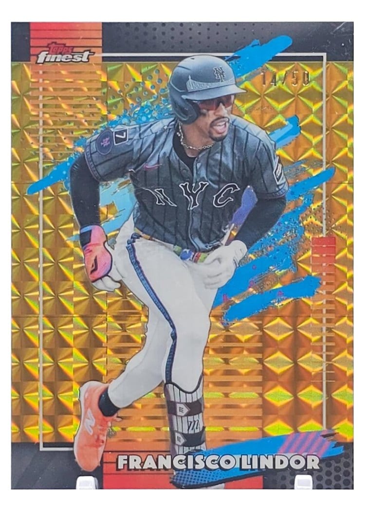 2026 Topps Finest Francisco Lindor #159 card