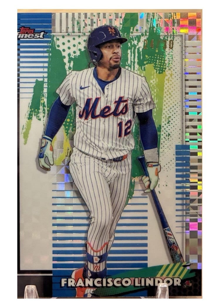 2026 Topps Finest Francisco Lindor #159 card