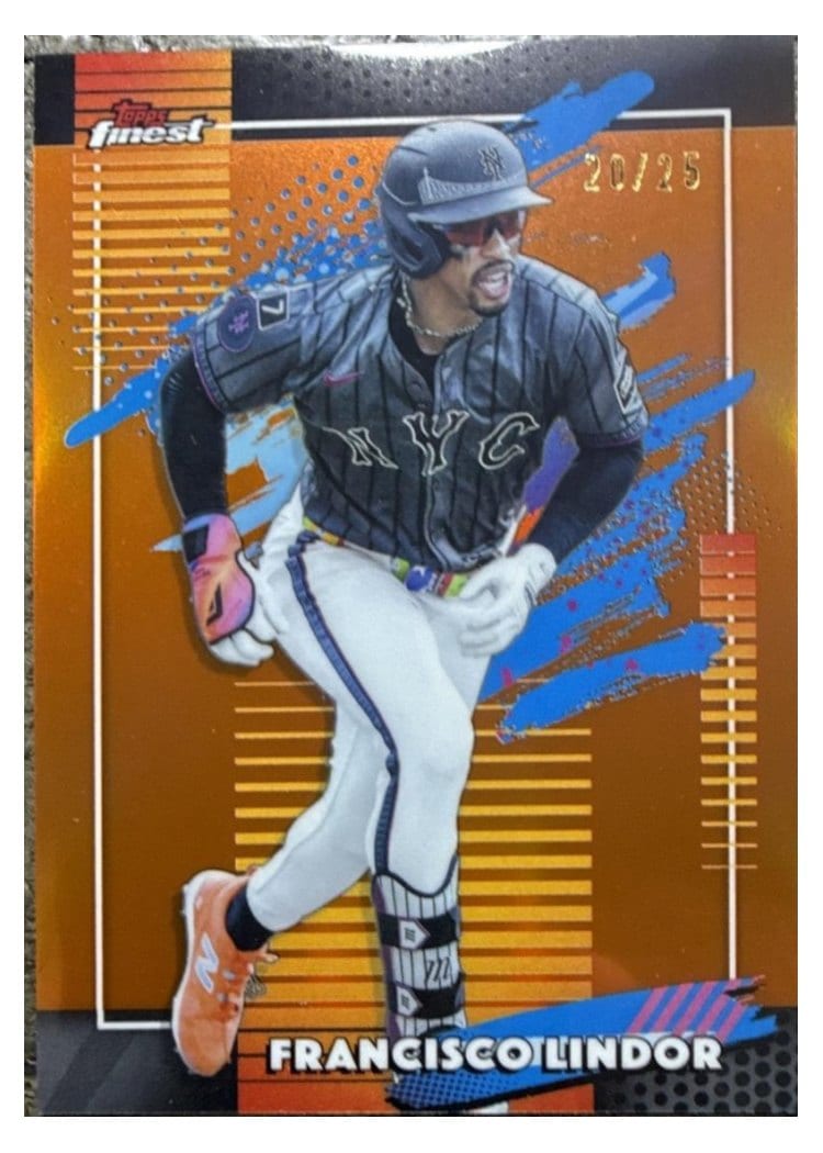 2026 Topps Finest Francisco Lindor #159 card