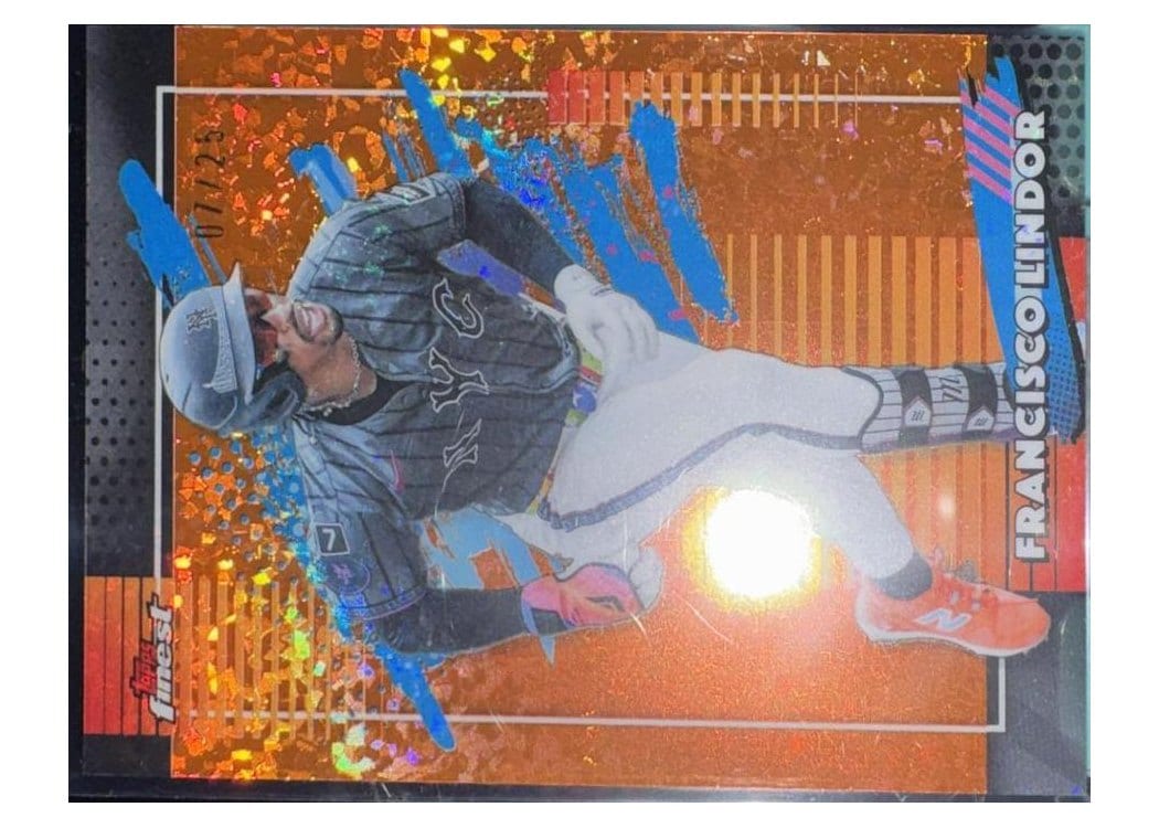 2026 Topps Finest Francisco Lindor #159 card
