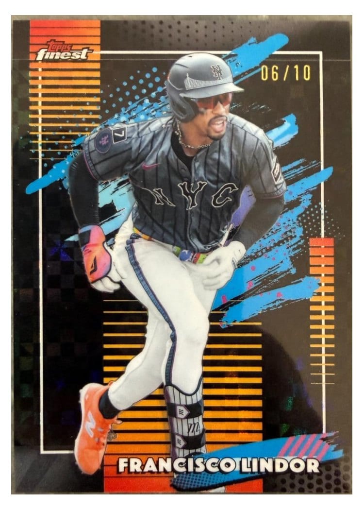 2026 Topps Finest Francisco Lindor #159 card