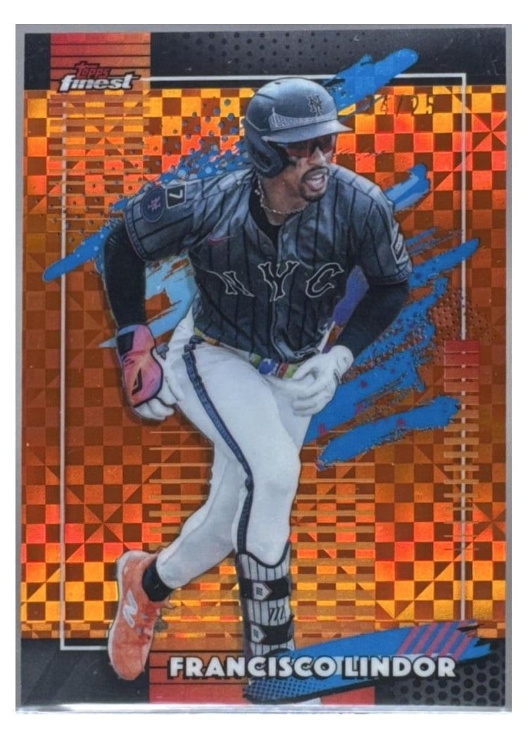 2026 Topps Finest Francisco Lindor #159 card