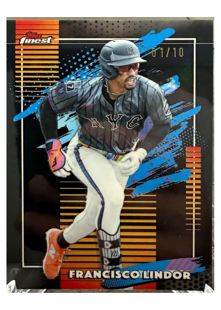 2026 Topps Finest Francisco Lindor #159 card