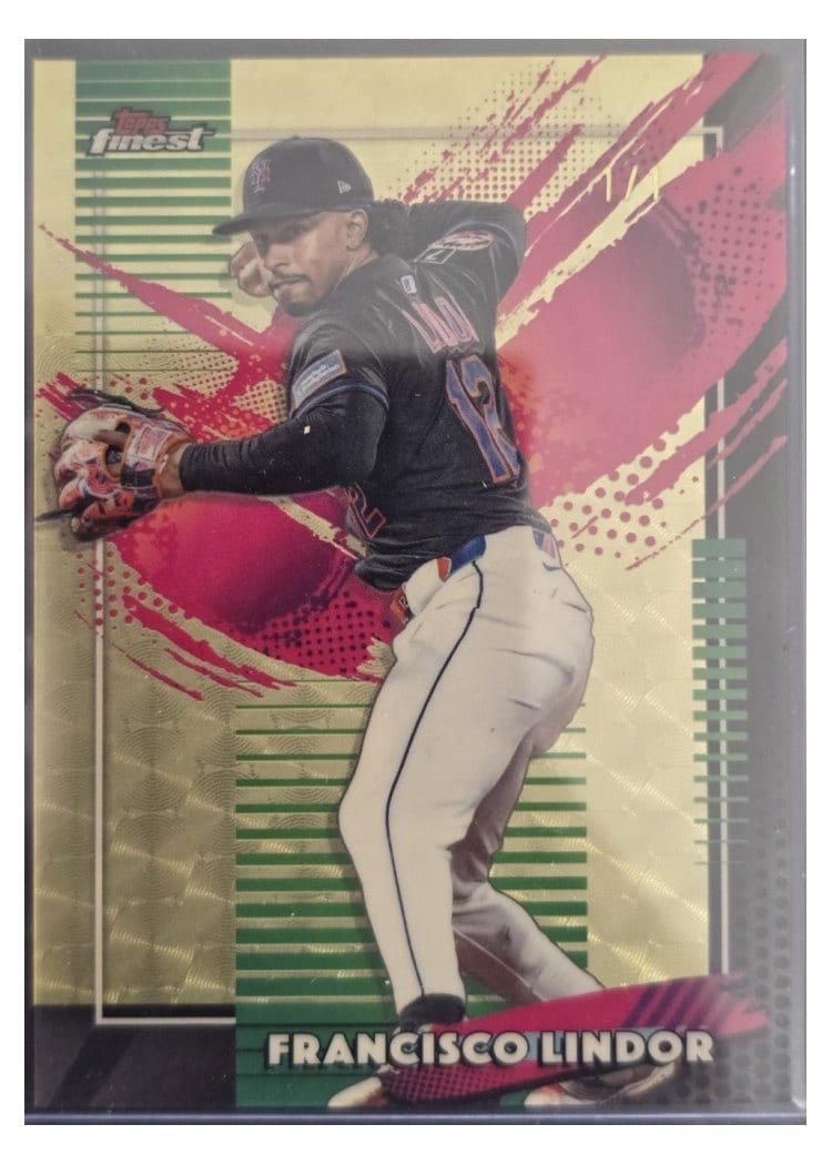 2026 Topps Finest Francisco Lindor #159 card
