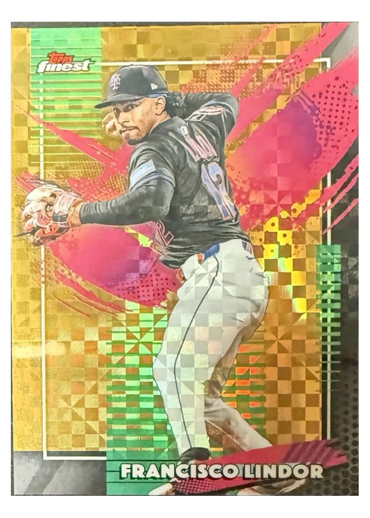 2026 Topps Finest Francisco Lindor #159 card
