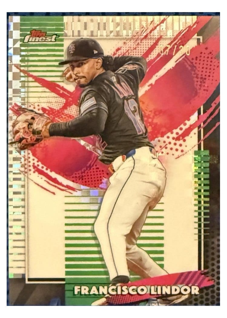 2026 Topps Finest Francisco Lindor #220 card