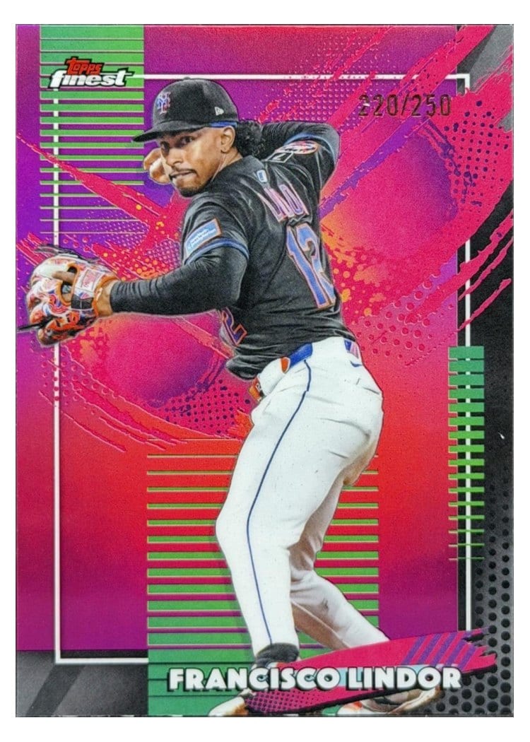 2026 Topps Finest Francisco Lindor #220 card