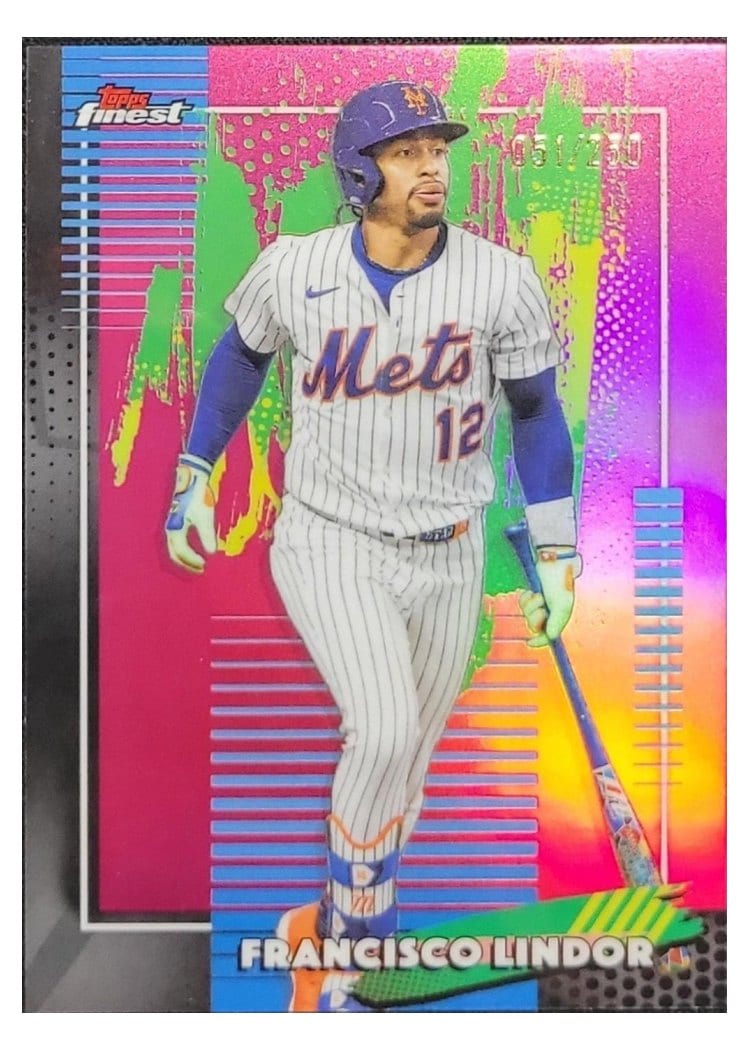 2026 Topps Finest Francisco Lindor #68 card