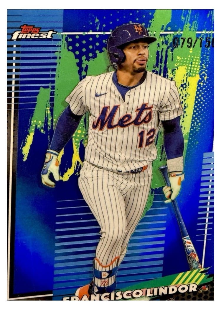 2026 Topps Finest Francisco Lindor #68 card