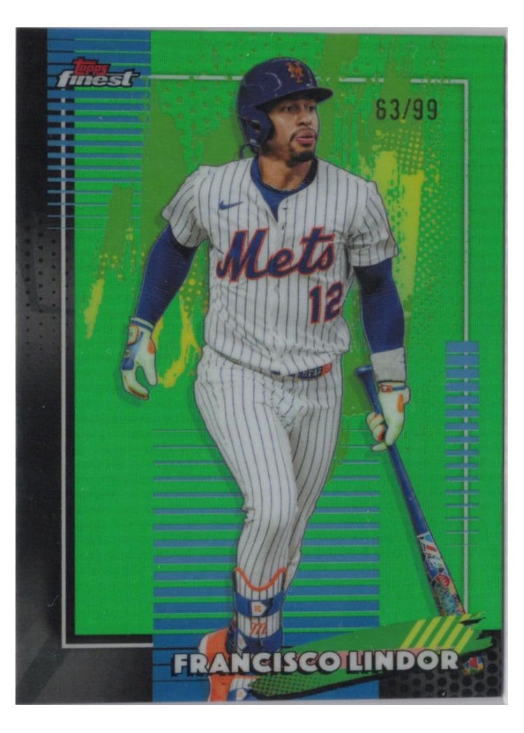 2026 Topps Finest Francisco Lindor #68 card