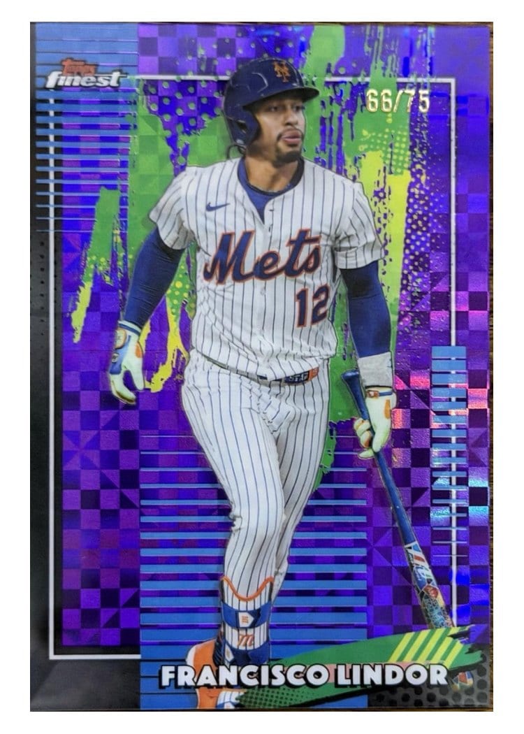 2026 Topps Finest Francisco Lindor #68 card
