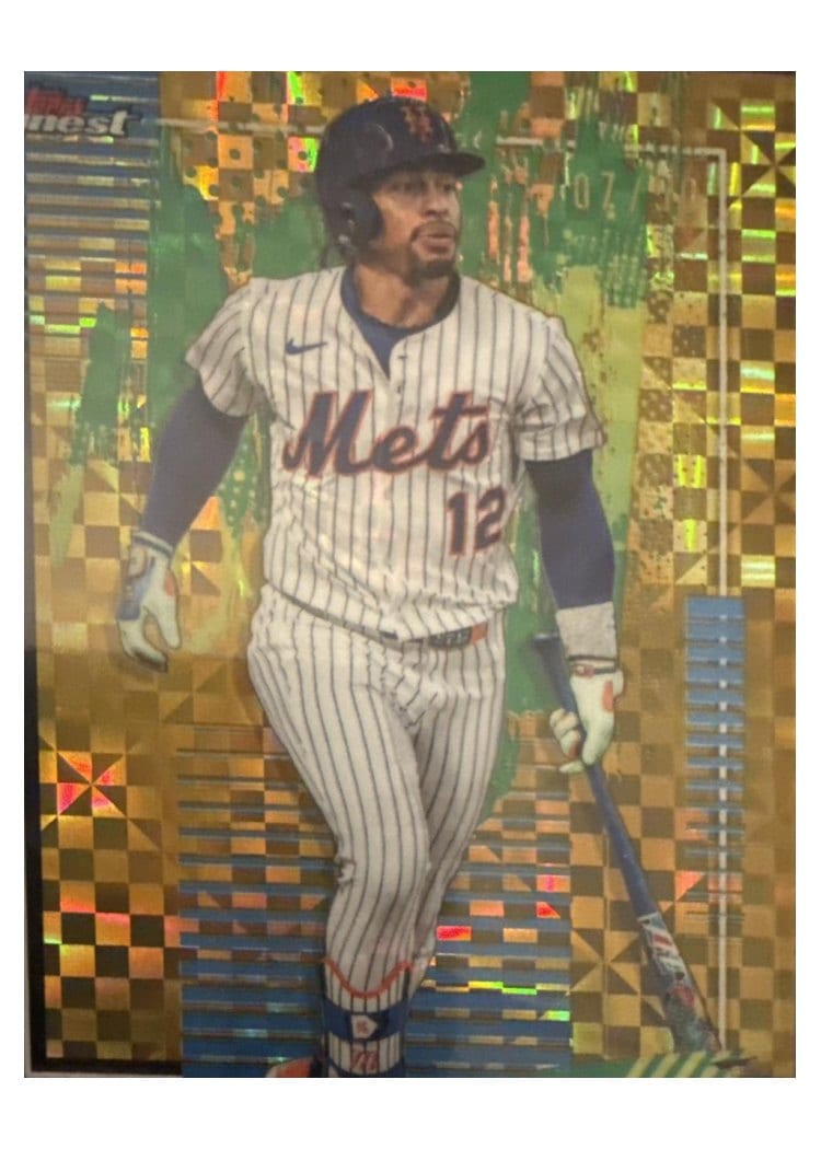 2026 Topps Finest Francisco Lindor #68 card