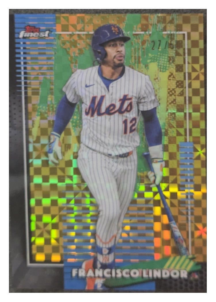 2026 Topps Finest Francisco Lindor #68 card