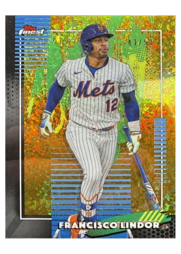2026 Topps Finest Francisco Lindor #68 card