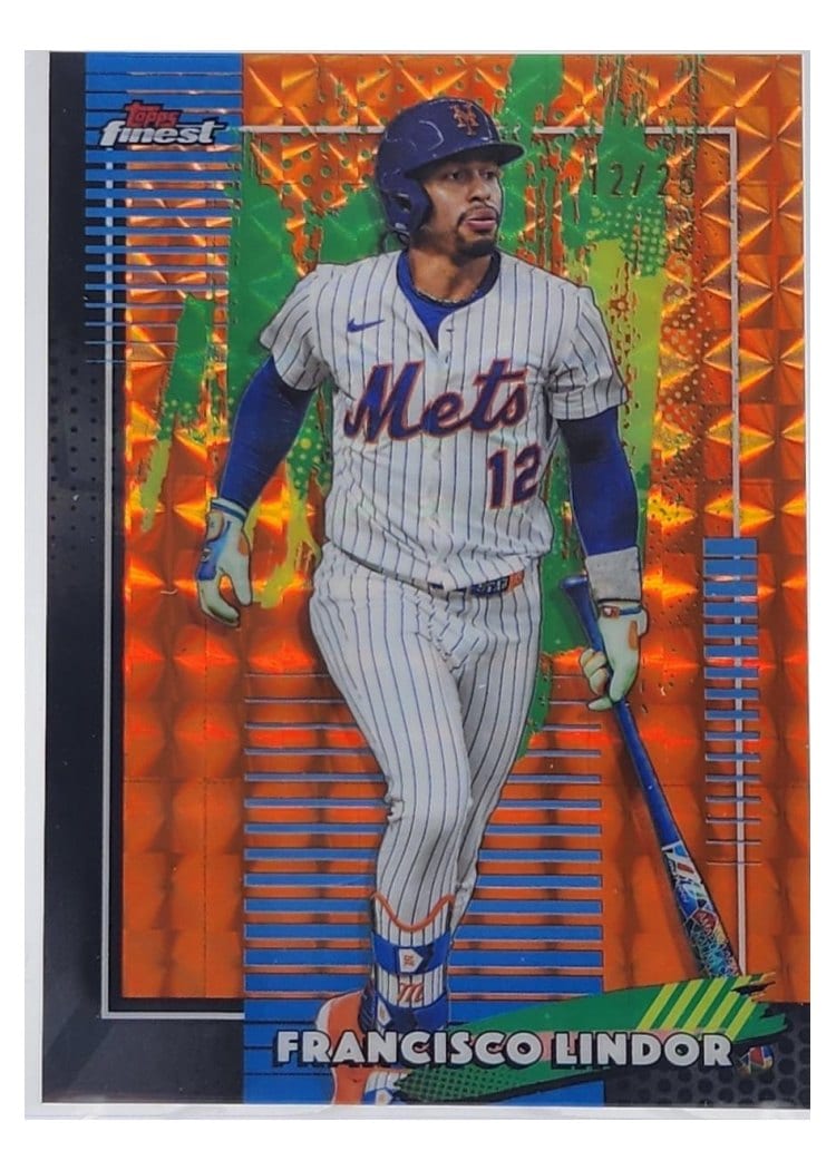 2026 Topps Finest Francisco Lindor #68 card