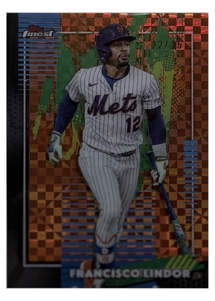 2026 Topps Finest Francisco Lindor #68 card