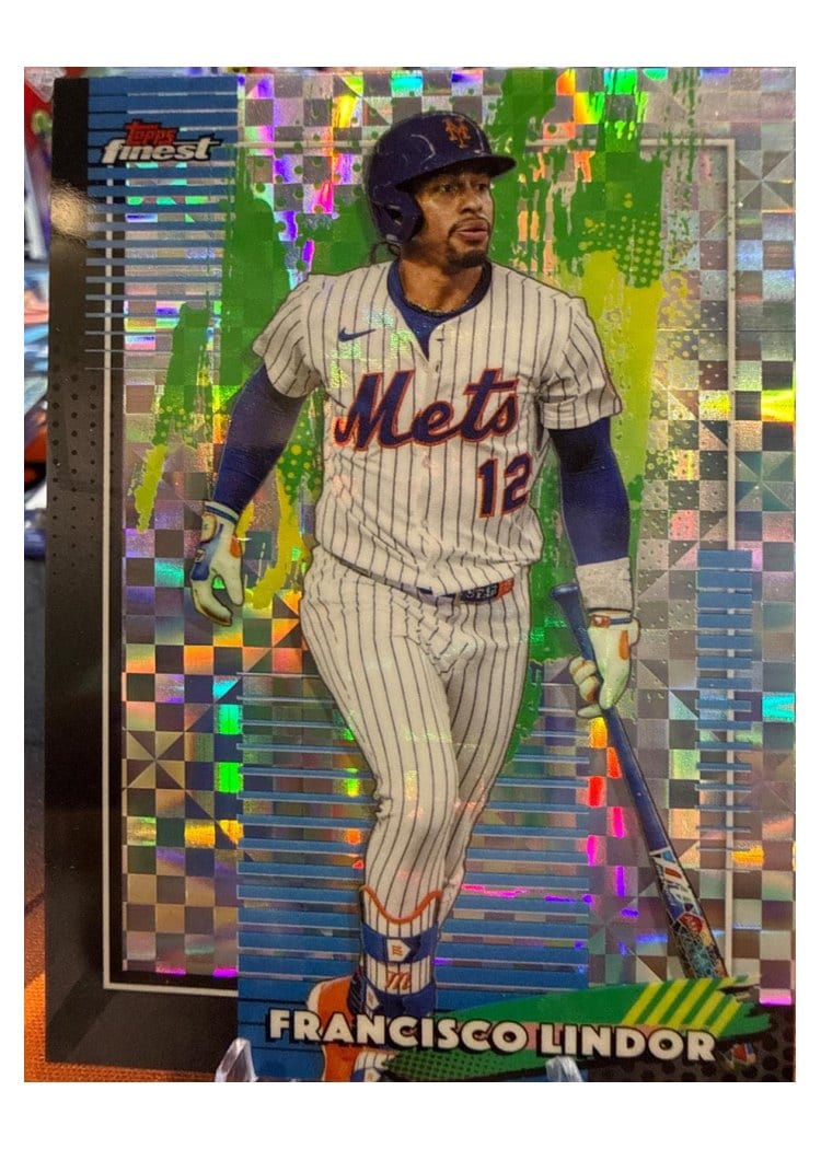 2026 Topps Finest Francisco Lindor #68 card
