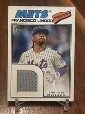 2026 Topps Heritage Real One Relics Francisco Lindor #ROR-FL card
