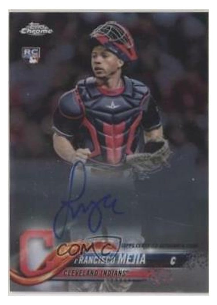 2018 Topps Chrome Rookie Autographs Francisco Mejia #RA-FM card