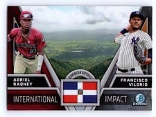 2024 Bowman Chrome International Impact Francisco Vilorio / Adriel Radney #II-6 card