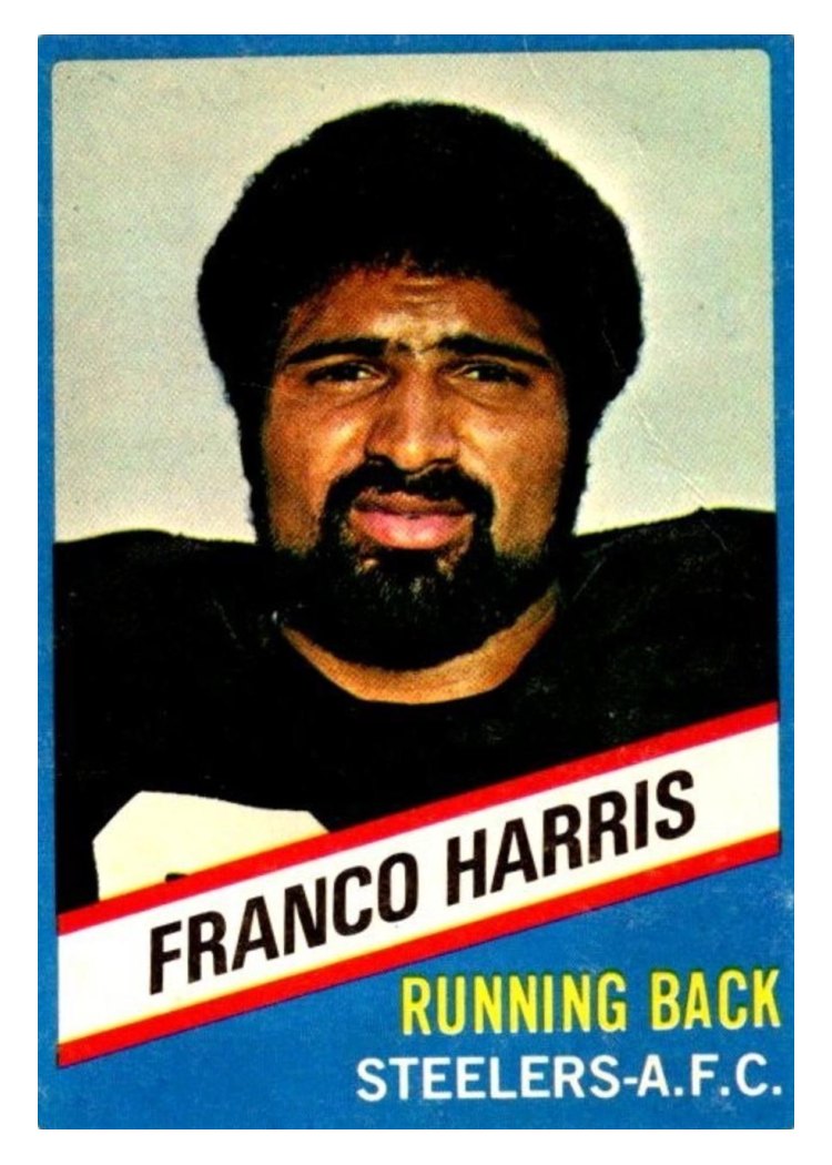 1976 Wonder Bread Franco Harris #3 card