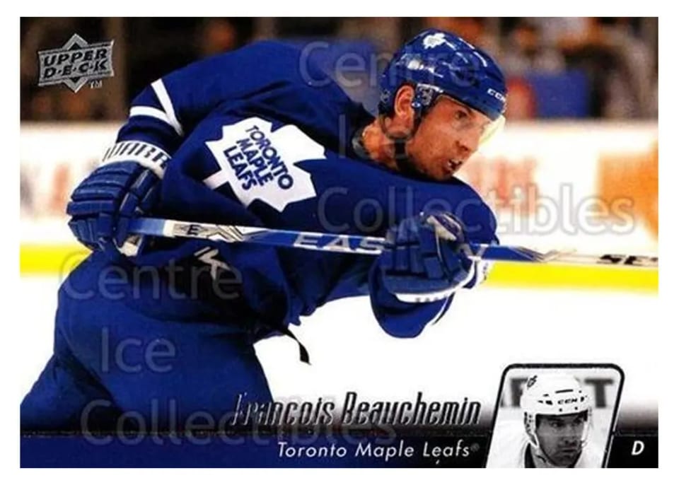2010 Upper Deck FRANCOIS BEAUCHEMIN #18 card