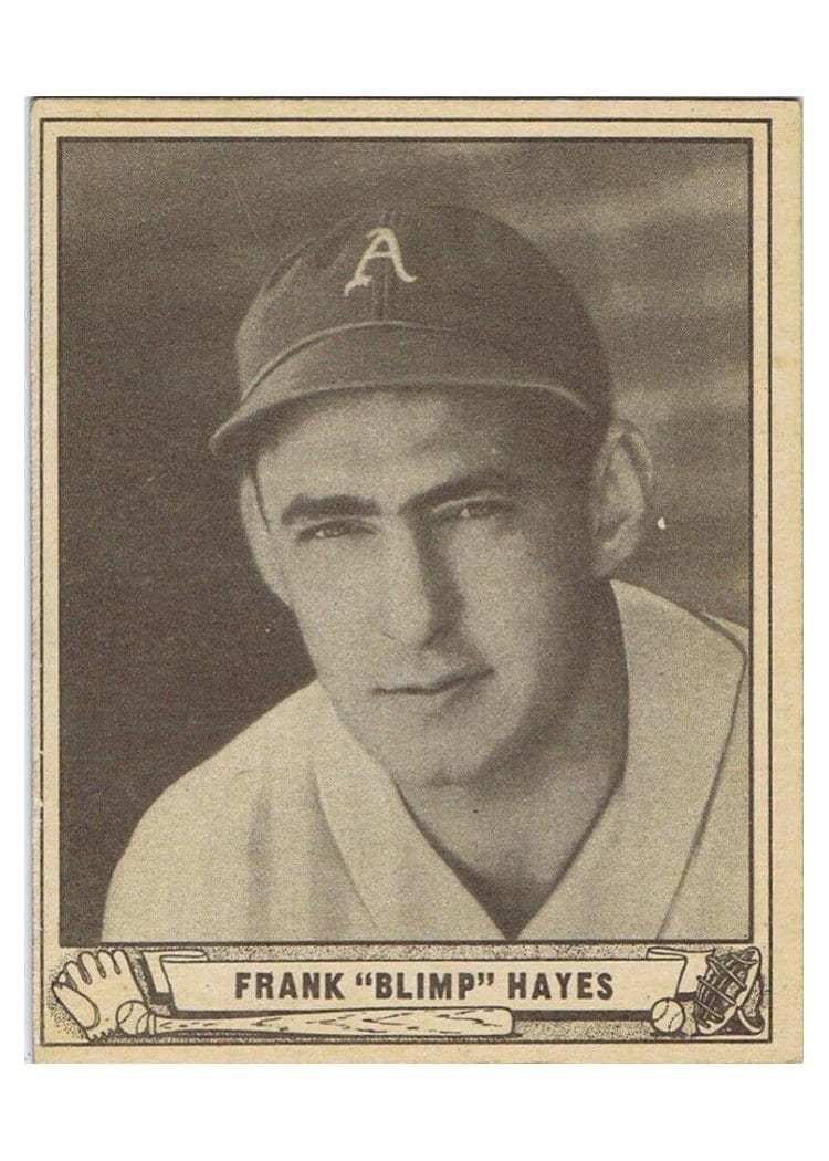 1940 Play Ball Frank Blimp Hayes #24 card