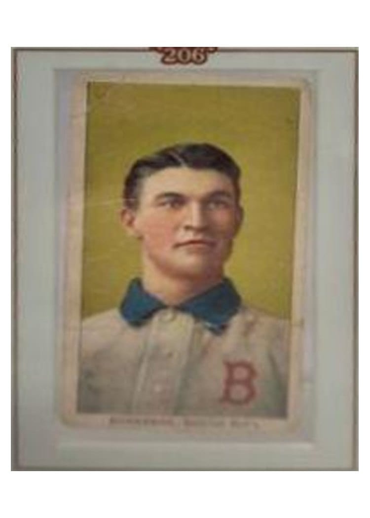1909 T206 Sovereign 150 Frank Bowerman card
