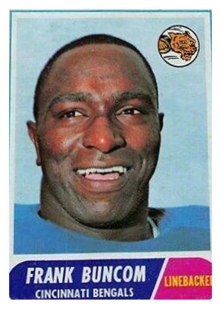 1968 Topps Frank Buncom #18 card