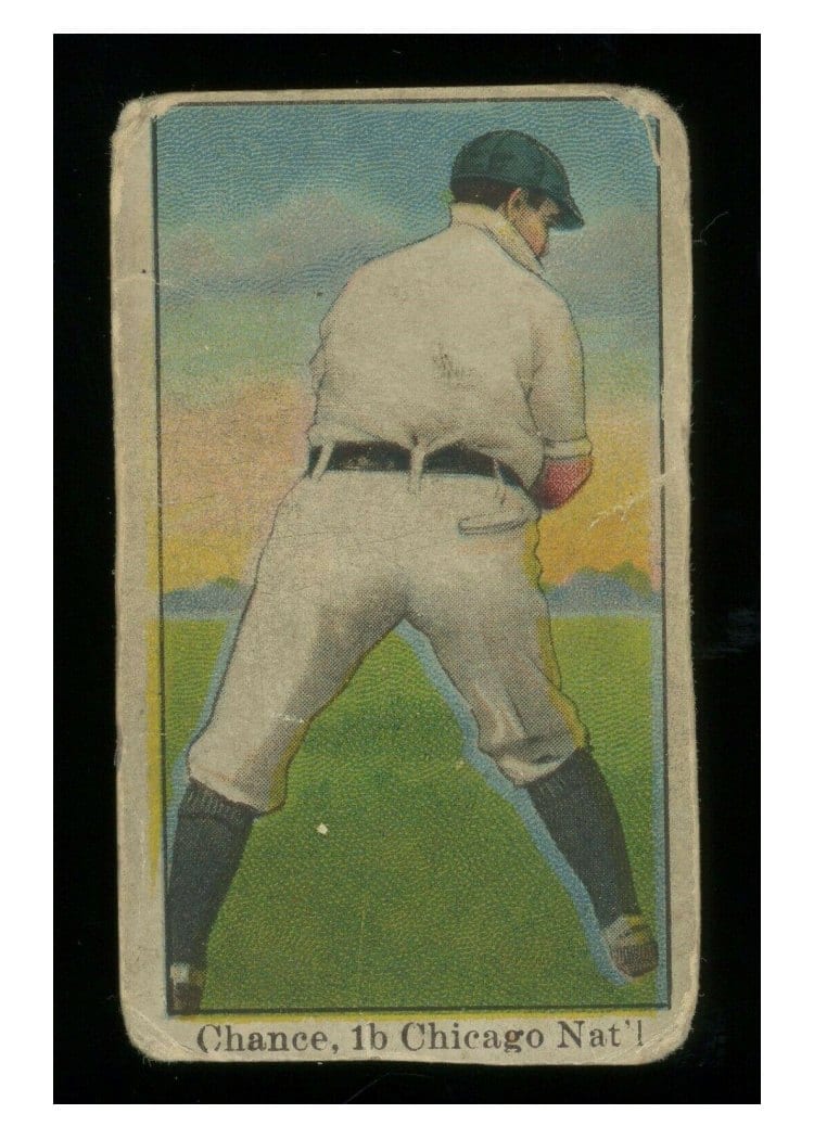 1909 E92 Dockman & Sons Frank Chance card