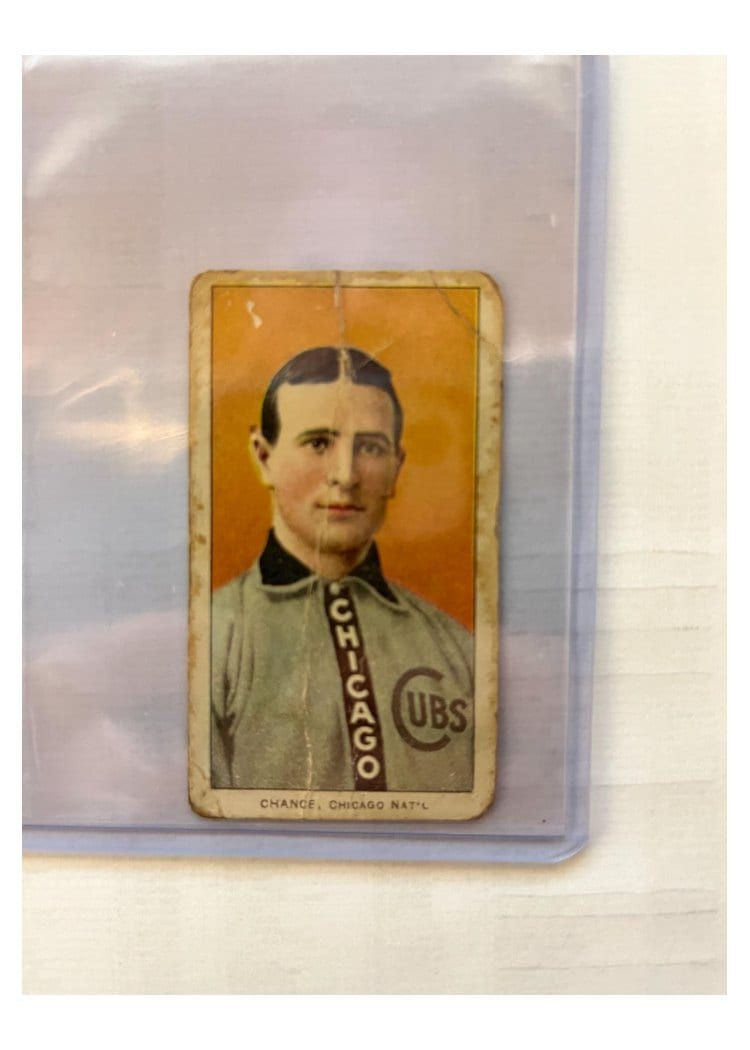 1909 T206 Piedmont 350-460 Factory 25 Frank Chance card