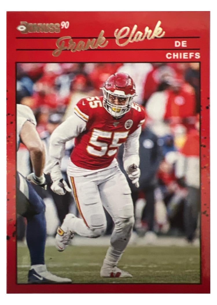 2020 Donruss Retro 1990 Frank Clark #R90-FC card