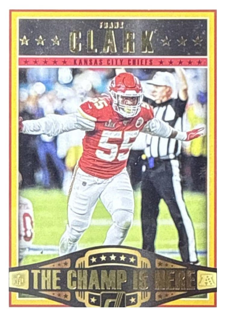 2020 Donruss The Champ is Here Frank Clark #CH-FC card