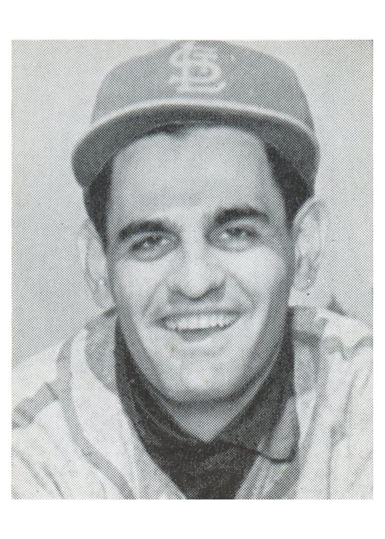 1941 St. Louis Cardinals Team Issue Frank Crespi card