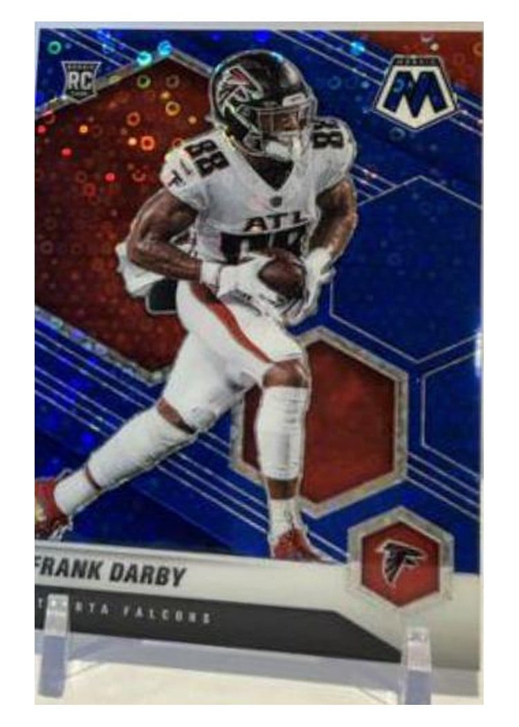2021 Panini Mosaic Base Set Frank Darby No Huddle Blue Mosaic #389 card