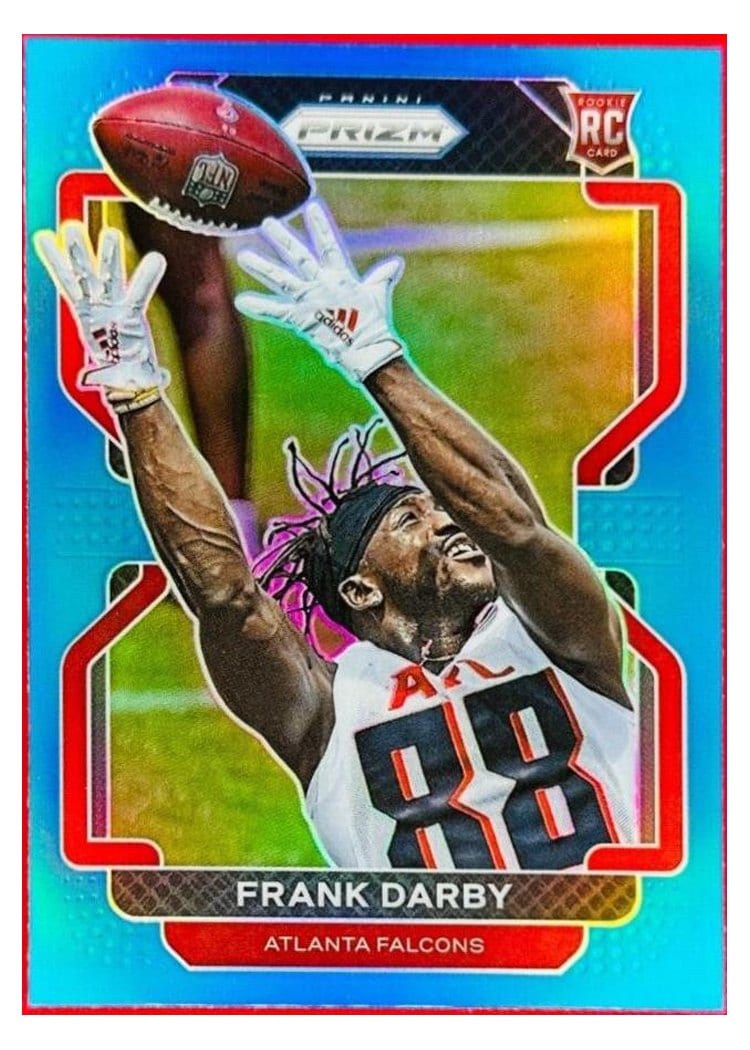 2021 Panini Prizm Base Set Frank Darby #406 card