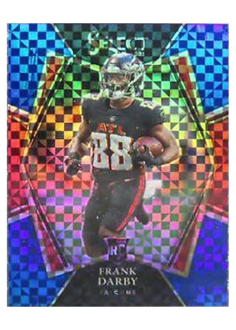 2021 Panini Select Base Set Frank Darby Blue #195 card