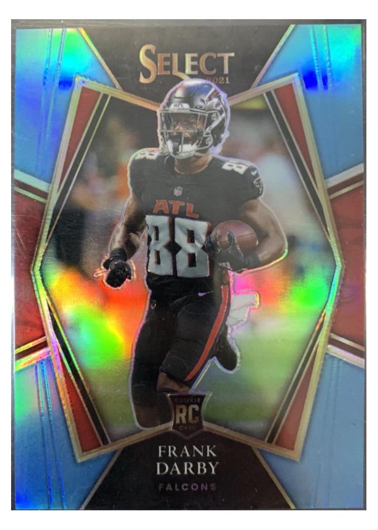 2021 Panini Select Base Set Frank Darby Light Blue #195 card