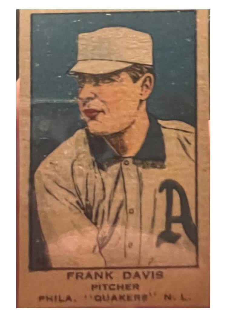 1919 W514 Frank Davis card