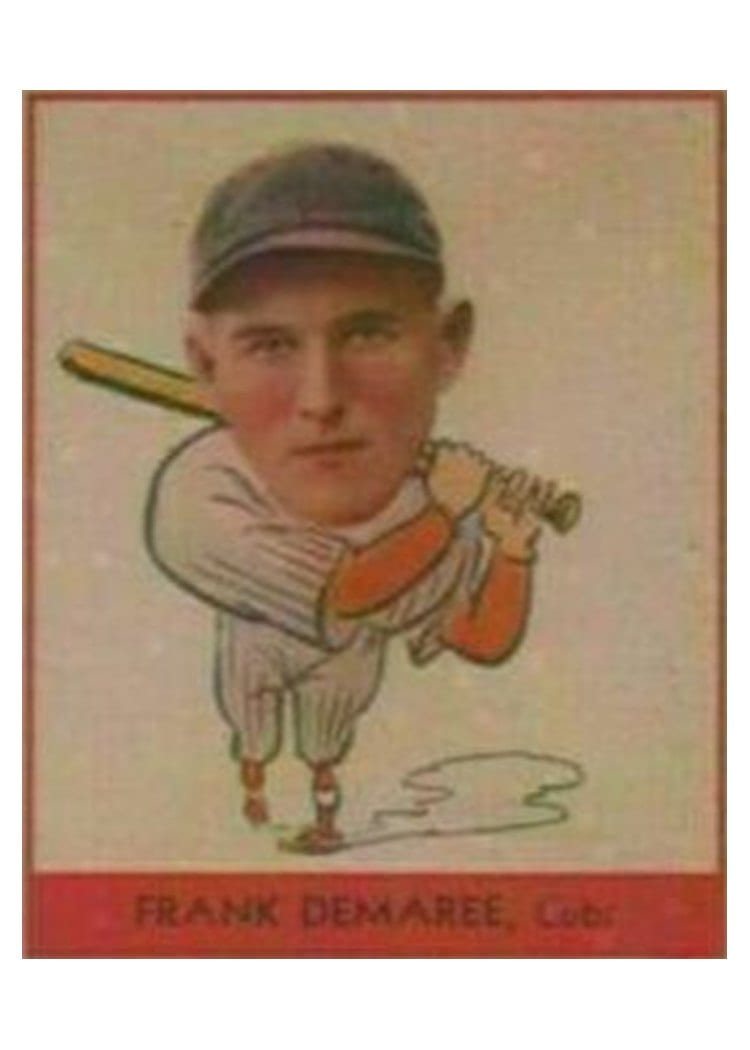 1938 Goudey Frank Demaree #244 card