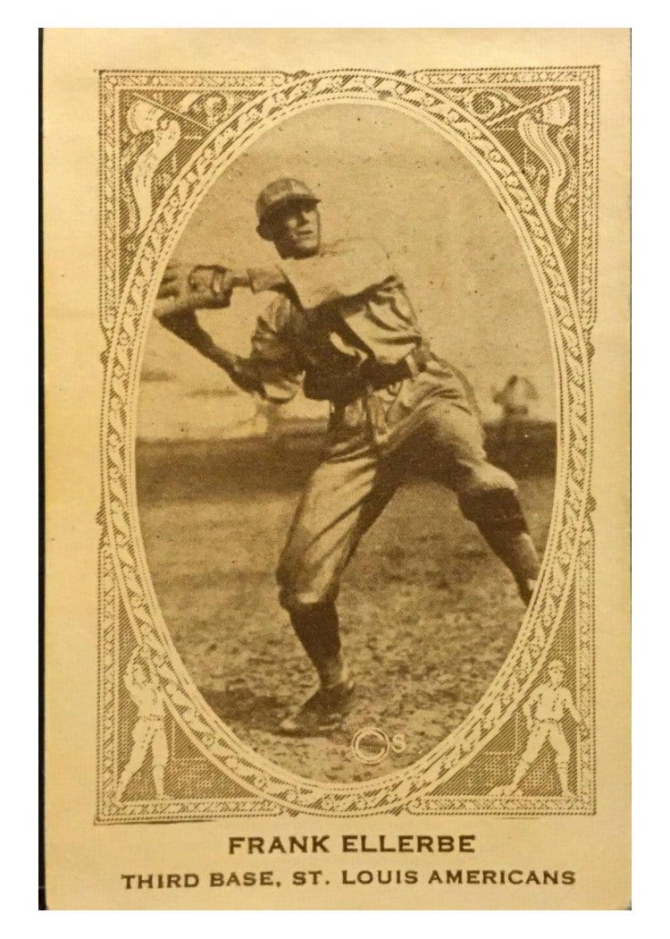1922 E120 American Caramel Frank Ellerbe card