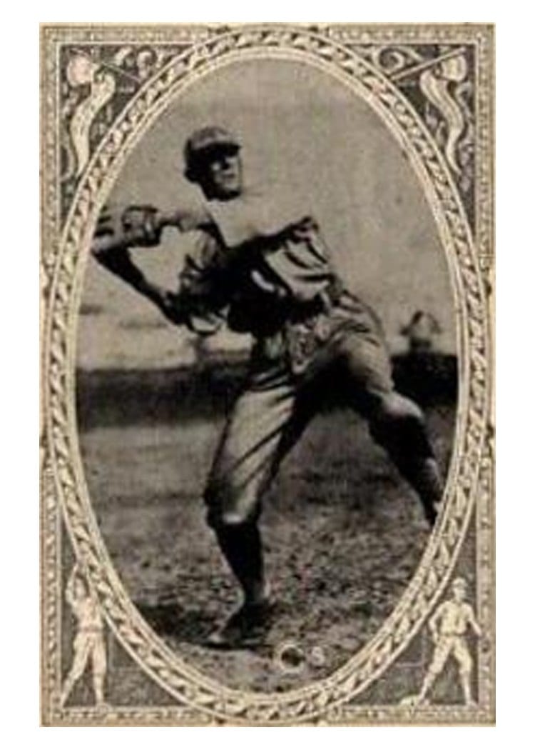 1922 Neilson's Chocolate Type II Frank Ellerbe card