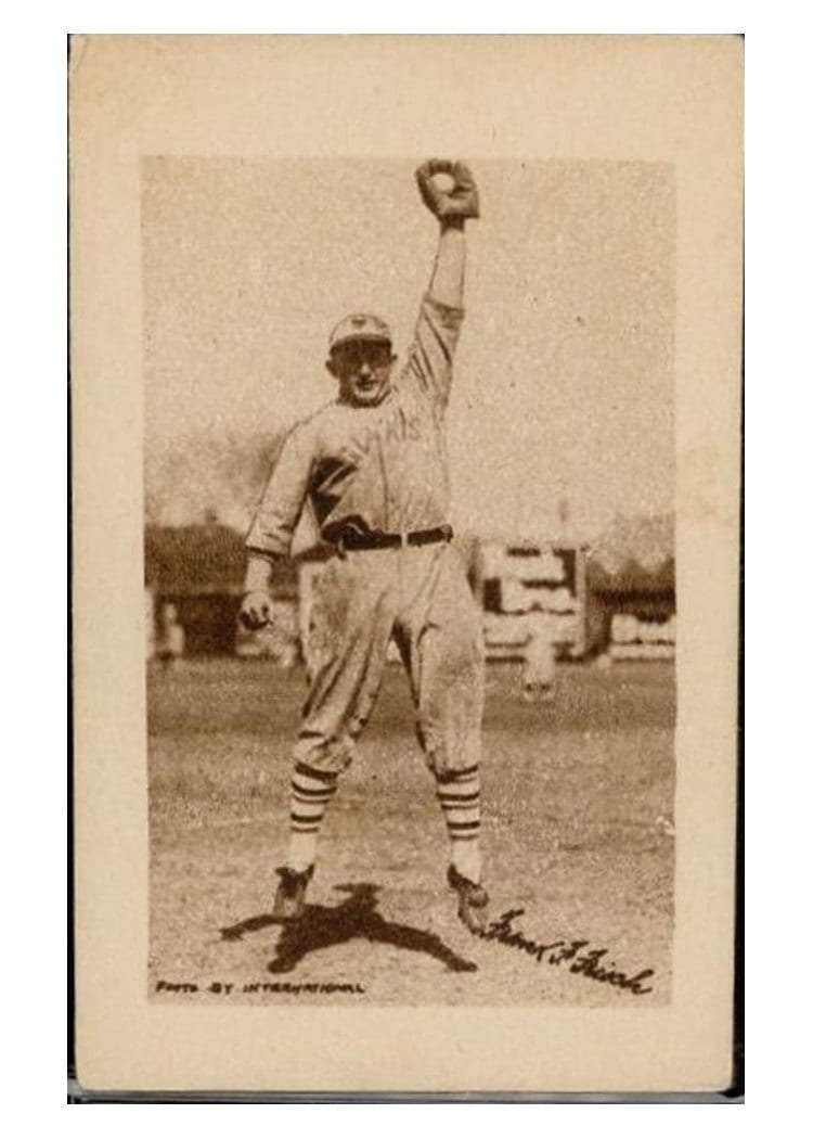 1923 Willard Chocolate Frank F. Frisch card